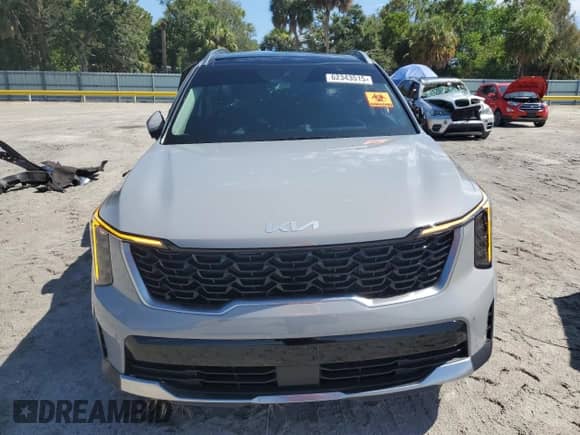 2025 Kia Sorento EX с VIN 5XYRH4JF2SG336739, выставлен на аукционе Copart как лот 62343515 с пробегом 12 531 миль миль и На запчасти • Non repairable. История ставок и продаж доступна на DreamBid. Изображение 5.