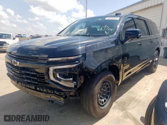 2025 Chevrolet Suburban RST with VIN 1GNS6ERD5SR102037, listed as a Copart auction lot 58316155 with 25,893 mi miles and Clean title. Bid and sale history available at DreamBid. Image 1.