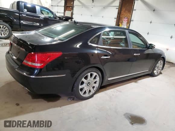 2011 Hyundai Equus Ultimate with VIN KMHGH4JF6BU036221, listed as a Copart auction lot 65474785 with 78,926 mi miles and Salvage title. Bid and sale history available at DreamBid. Image 3.