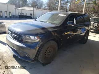 2014 Dodge Durango R/T with VIN 1C4SDJCT9EC345333, listed as a Copart auction lot 87957945 with Not provided miles and Salvage title. Bid and sale history available at DreamBid. Image 1.