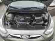 2014 Hyundai Accent GLS with VIN KMHCT4AE0EU613978, listed as a Copart auction lot 82322635 with 132,258 mi miles and Salvage title. Bid and sale history available at DreamBid. Image 11.