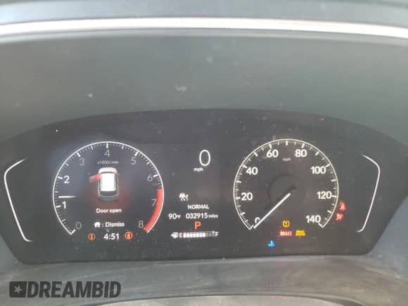 2024 Honda Pilot EX-L with VIN 5FNYG1H50RB006724, listed as a Copart auction lot 68045365 with 32,915 mi miles and Salvage title. Bid and sale history available at DreamBid. Image 9.