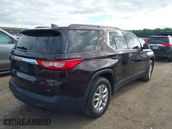 2020 Chevrolet Traverse LT Cloth with VIN 1GNERGKW8LJ262988, listed as a IAAI auction lot 43038464 with 112,825 mi miles and . Bid and sale history available at DreamBid. Image 4.