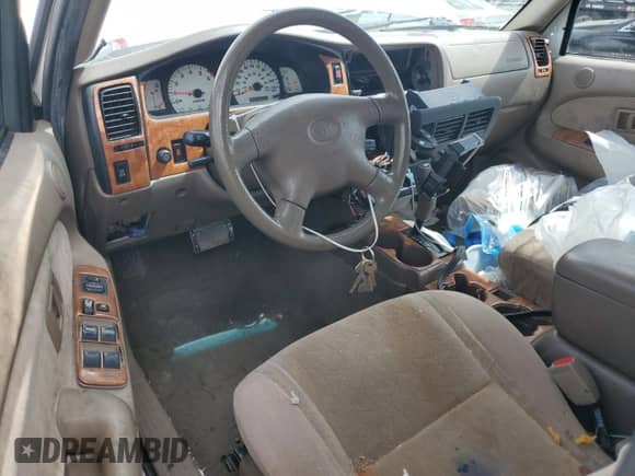 2001 Toyota Tacoma PreRunner with VIN 5TEGN92N21Z795745, listed as a Copart auction lot 72017755 with 133,745 mi miles and Salvage title. Bid and sale history available at DreamBid. Image 8.