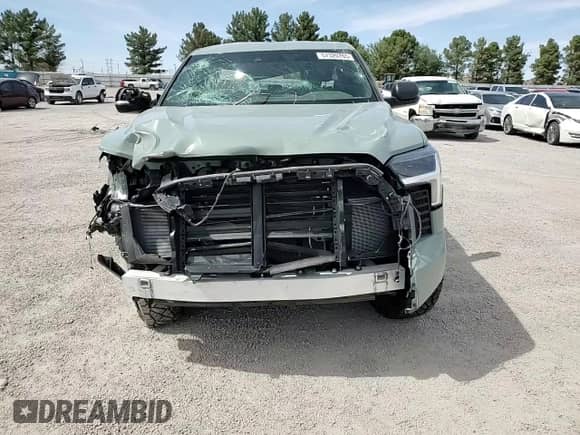 2025 Toyota Tundra SR with VIN 5TFLA5DB4SX257935, listed as a Copart auction lot 57320765 with 6,384 mi miles and Salvage title. Bid and sale history available at DreamBid. Image 13.