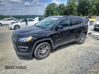 2019 Jeep Compass Altitude with VIN 3C4NJCBB9KT832509, listed as a Copart auction lot 65044655 with 51,844 mi miles and Salvage title. Bid and sale history available at DreamBid. Image 1.