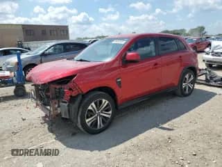 2020 Mitsubishi Outlander ES with VIN JA4AR3AU7LU023280, listed as a Copart auction lot 69668985 with 60,009 mi miles and Salvage title. Bid and sale history available at DreamBid. Image 1.