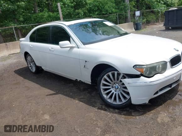 2004 BMW 7 Series 745Li with VIN WBAGN63464DS47181, listed as a IAAI auction lot 42236487 with 143,707 mi miles and . Bid and sale history available at DreamBid. Image 1.