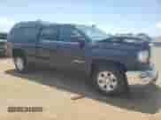 2019 GMC Sierra 1500 SLE with VIN 2GTV2MECXK1127002, listed as a Copart auction lot 61127735 with 63,923 mi miles and Salvage title. Bid and sale history available at DreamBid. Image 4.