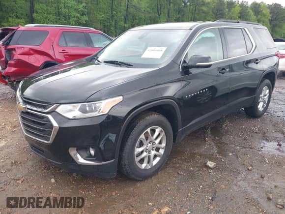 2020 Chevrolet Traverse LT Cloth z VIN 1GNERMKW8LJ169189, wystawiony jako IAAI lot #42004408 z przebiegiem 118 584 mil mil oraz . Historia ofert i sprzedaży dostępna na DreamBid. Obrazek 2.