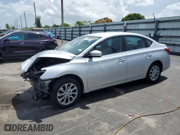 2019 Nissan Sentra SV with VIN 3N1AB7AP8KY290969, listed as a Copart auction lot 67758205 with 93,128 mi miles and Non repairable. Bid and sale history available at DreamBid. Image 1.