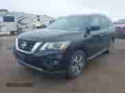 2017 Nissan Pathfinder SV with VIN 5N1DR2MM8HC690215, listed as a IAAI auction lot 41947373 with 135,819 mi miles and . Bid and sale history available at DreamBid. Image 2.