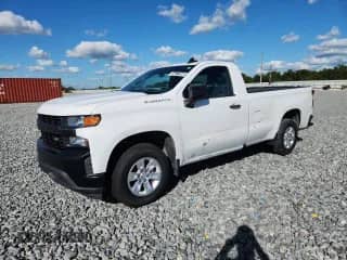 2021 Chevrolet Silverado 1500 Work Truck with VIN 3GCNWAEK0MG336155, listed as a Copart auction lot 85827205 with 64,519 mi miles and Clean title. Bid and sale history available at DreamBid. Image 1.