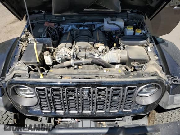 2024 Jeep Wrangler Rubicon 392 Final Edition with VIN 1C4RJXSJ5RW313106, listed as a Copart auction lot 67816715 with 4,598 mi miles and Salvage title. Bid and sale history available at DreamBid. Image 12.