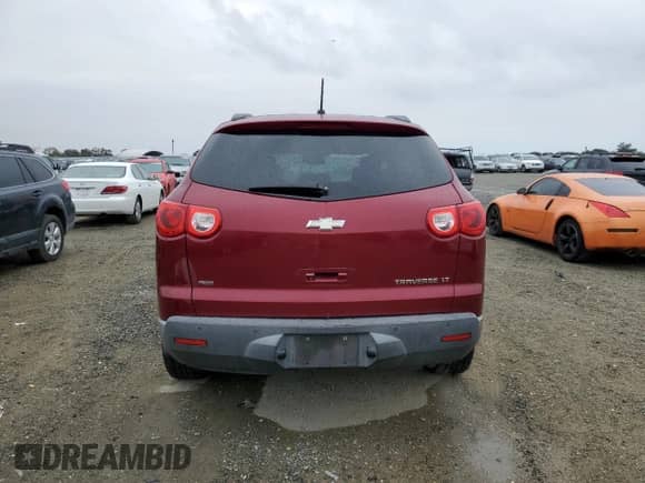 2011 Chevrolet Traverse 2LT with VIN 1GNKVJED2BJ371600, listed as a Copart auction lot 81621685 with 157,954 mi miles and Salvage title. Bid and sale history available at DreamBid. Image 6.
