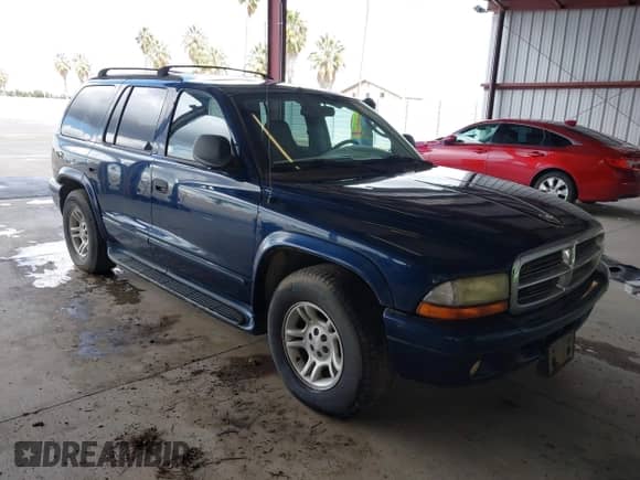 2002 Dodge Durango with VIN 1B8HR58Z32F197654, listed as a IAAI auction lot 41898776 with 214,263 mi miles and . Bid and sale history available at DreamBid. Image 1.