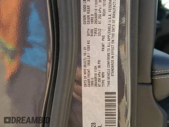 2021 Jeep Grand Cherokee Laredo with VIN 1C4RJKAG1M8202428, listed as a Copart auction lot 52357395 with 68,378 mi miles and Salvage title. Bid and sale history available at DreamBid. Image 13.