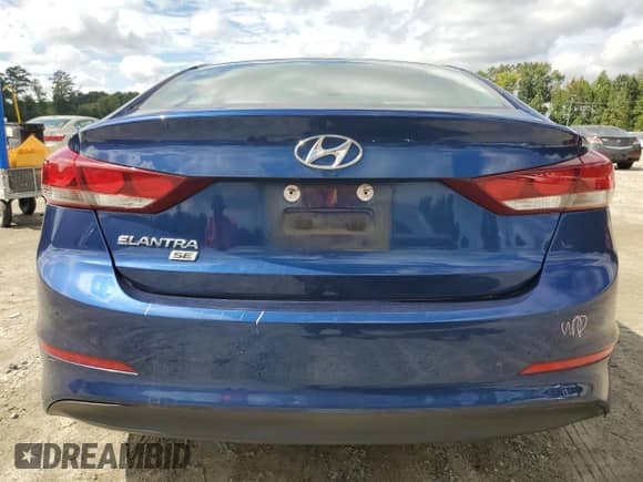 2018 Hyundai Elantra SE с VIN 5NPD74LF6JH296876, выставлен на аукционе Copart как лот 84261425 с пробегом 71 481 миль миль и Списание • Salvage title. История ставок и продаж доступна на DreamBid. Изображение 6.