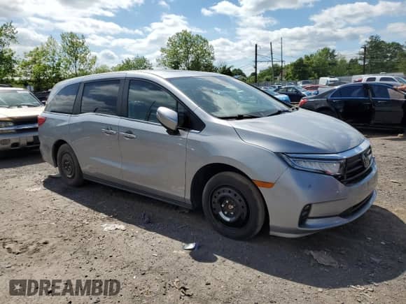 2021 Honda Odyssey EX-L с VIN 5FNRL6H79MB037946, выставлен на аукционе Copart как лот 57505835 с пробегом Не указан миль и Списание • Salvage title. История ставок и продаж доступна на DreamBid. Изображение 4.
