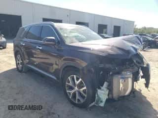 2022 Hyundai Palisade SEL z VIN KM8R44HEXNU435350, wystawiony jako Copart lot #86727115 z przebiegiem 54 356 mil mil oraz Szkoda całkowita • Salvage title. Historia ofert i sprzedaży dostępna na DreamBid. Obrazek 4.