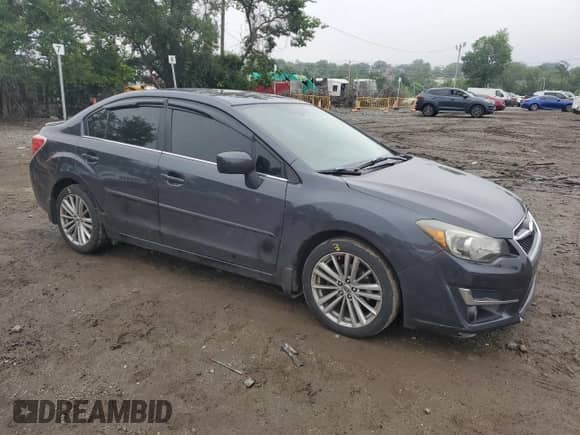 2015 Subaru Impreza Premium with VIN JF1GJAK66FH022555, listed as a Copart auction lot 61381365 with 70,083 mi miles and Salvage title. Bid and sale history available at DreamBid. Image 4.