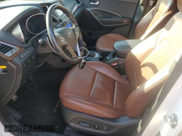 2015 Hyundai Santa Fe Limited with VIN KM8SNDHF1FU105573, listed as a Copart auction lot 86085144 with 116,080 mi miles and Salvage title. Bid and sale history available at DreamBid. Image 7.