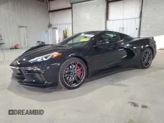 2023 Chevrolet Corvette 3LT with VIN 1G1YC3D46P5503045, listed as a Copart auction lot 87081205 with 5,736 mi miles and Salvage title. Bid and sale history available at DreamBid. Image 1.