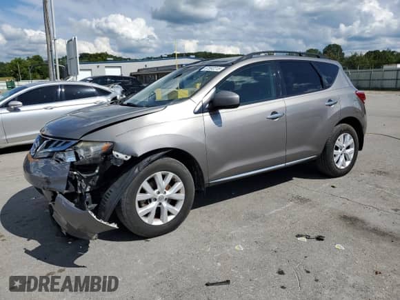 2012 Nissan Murano S with VIN JN8AZ1MW6CW217296, listed as a Copart auction lot 67592215 with 175,861 mi miles and Salvage title. Bid and sale history available at DreamBid. Image 1.