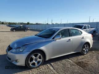 2007 Lexus IS 250 with VIN JTHCK262775010452, listed as a Copart auction lot 71630945 with 208,121 mi miles and Salvage title. Bid and sale history available at DreamBid. Image 1.