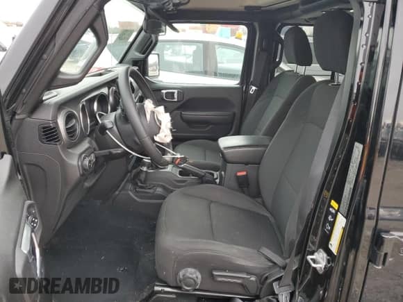 2022 Jeep Wrangler Unlimited Sport with VIN 1C4HJXDN4NW144864, listed as a Copart auction lot 81532584 with 34,830 mi miles and Salvage title. Bid and sale history available at DreamBid. Image 7.