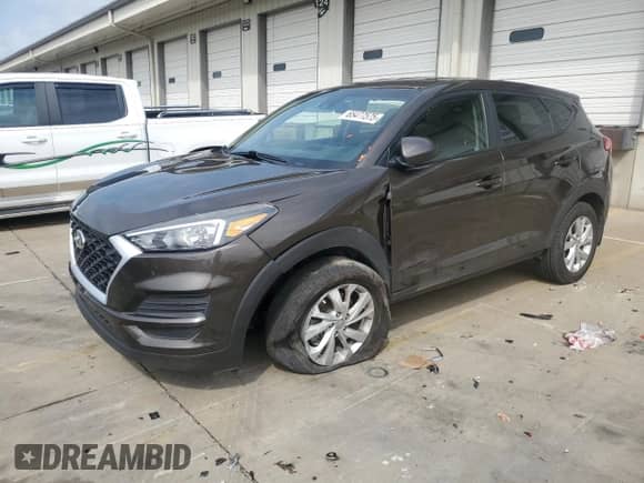 2019 Hyundai Tucson SE z VIN KM8J2CA48KU064117, wystawiony jako Copart lot #65477575 z przebiegiem 75 232 mil mil oraz Szkoda całkowita • Salvage title. Historia ofert i sprzedaży dostępna na DreamBid. Obrazek 1.