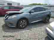 2017 Nissan Murano SL with VIN 5N1AZ2MG5HN150130, listed as a Copart auction lot 59765935 with 135,283 mi miles and Salvage title. Bid and sale history available at DreamBid. Image 1.