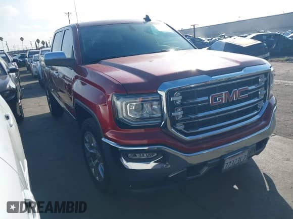 2018 GMC Sierra 1500 SLT z VIN 3GTP1NEC7JG332428, wystawiony jako IAAI lot #43496885 z przebiegiem Nie podano mil oraz . Historia ofert i sprzedaży dostępna na DreamBid. Obrazek 1.