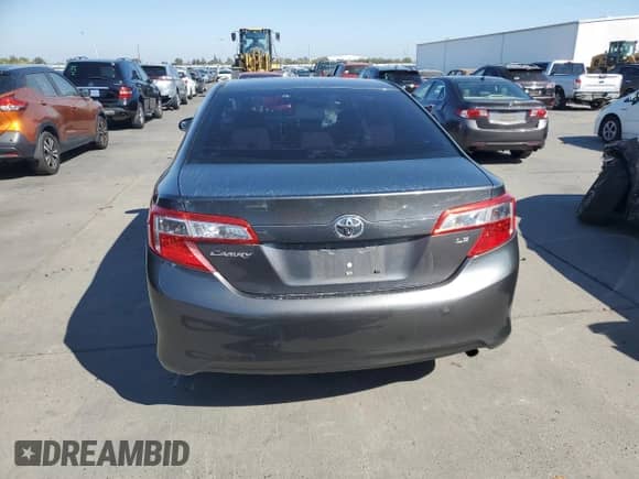 2012 Toyota Camry LE with VIN 4T4BF1FK5CR257529, listed as a Copart auction lot 81739135 with 185,538 mi miles and Salvage title. Bid and sale history available at DreamBid. Image 6.
