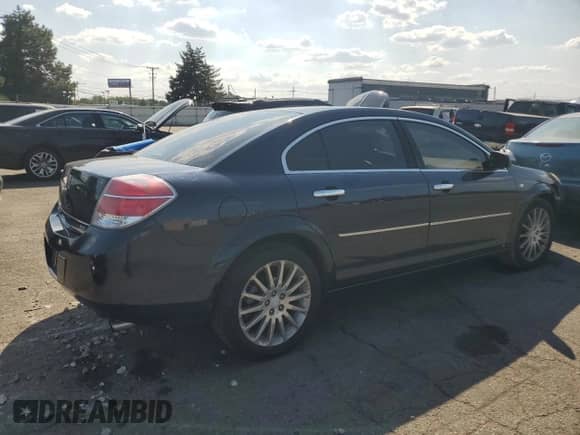 2008 Saturn Aura XR with VIN 1G8ZV57788F297255, listed as a Copart auction lot 80033625 with 149,472 mi miles and Salvage title. Bid and sale history available at DreamBid. Image 3.