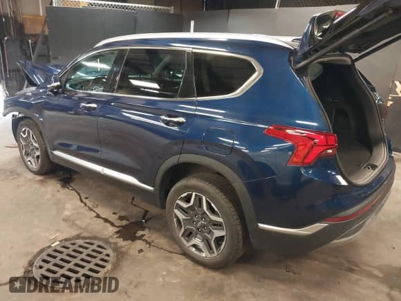 2021 Hyundai Santa Fe Limited with VIN 5NMS4DALXMH346589, listed as a IAAI auction lot 42412099 with 32,354 mi miles and . Bid and sale history available at DreamBid. Image 3.