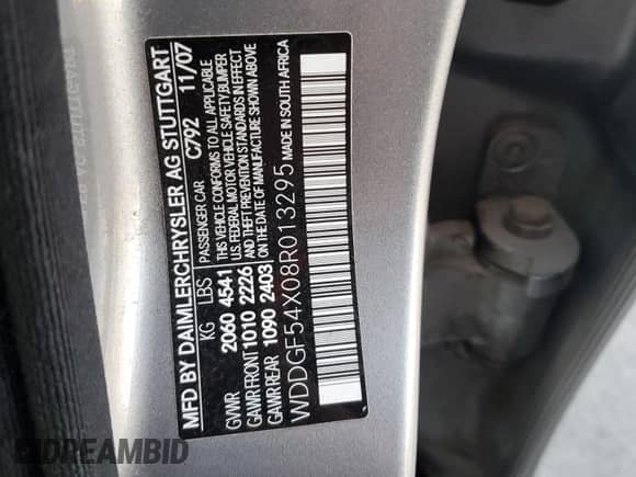 2008 Mercedes-Benz C 300 Sport z VIN WDDGF54X08R013295, wystawiony jako Copart lot #72026335 z przebiegiem 108 148 mil mil oraz Szkoda całkowita • Salvage title. Historia ofert i sprzedaży dostępna na DreamBid. Obrazek 13.