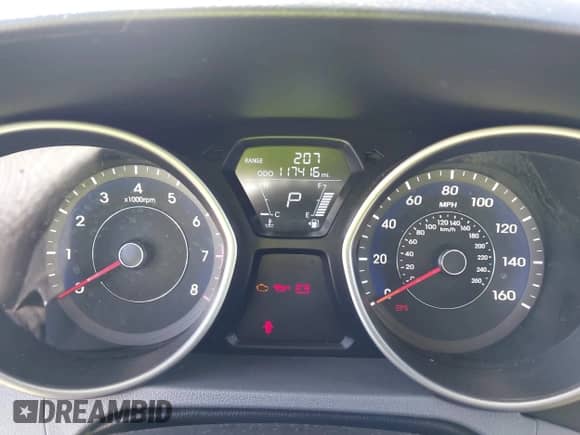 2011 Hyundai Elantra GLS with VIN 5NPDH4AE6BH057174, listed as a IAAI auction lot 43248834 with 117,416 mi miles and . Bid and sale history available at DreamBid. Image 7.