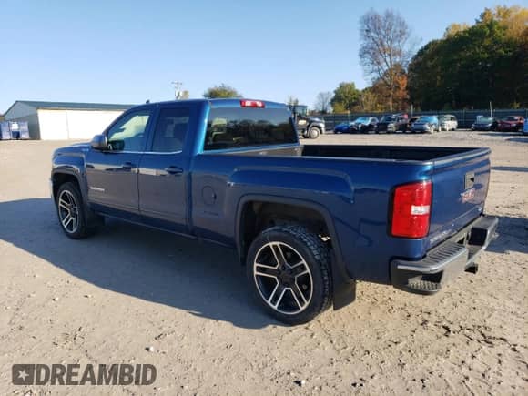 2019 GMC Sierra 1500 SLE with VIN 2GTV2MEC6K1188329, listed as a Copart auction lot 90635155 with 72,842 mi miles and Salvage title. Bid and sale history available at DreamBid. Image 2.