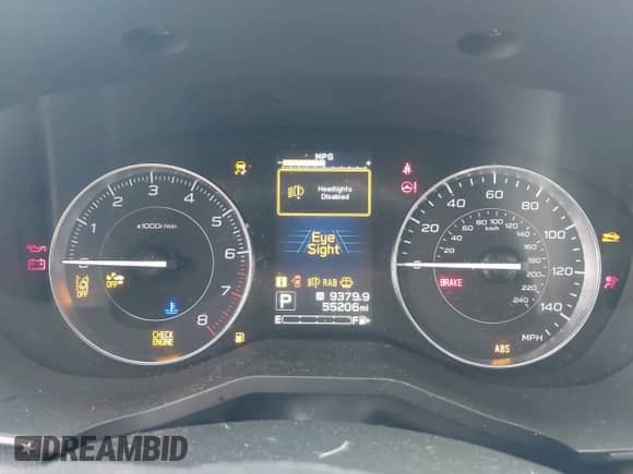 2019 Subaru Impreza Limited with VIN 4S3GKAT62K3617061, listed as a IAAI auction lot 43085678 with 55,206 mi miles and . Bid and sale history available at DreamBid. Image 7.