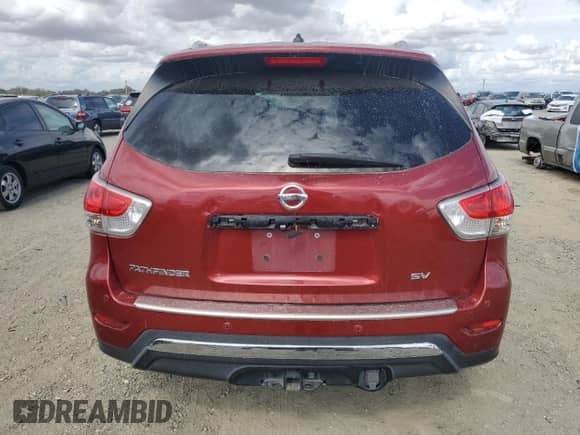 2015 Nissan Pathfinder Platinum с VIN 5N1AR2MN4FC611552, выставлен на аукционе Copart как лот 84640145 с пробегом Не указан миль и Списание • Salvage title. История ставок и продаж доступна на DreamBid. Изображение 6.