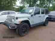 2023 Jeep Wrangler Sahara with VIN 1C4JJXP67PW604835, listed as a IAAI auction lot 42431648 with 15,209 mi miles and . Bid and sale history available at DreamBid. Image 2.