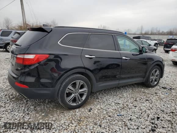 2015 Hyundai Santa Fe Limited with VIN KM8SNDHF2FU126612, listed as a Copart auction lot 52419615 with 183,353 mi miles and Clean title. Bid and sale history available at DreamBid. Image 3.
