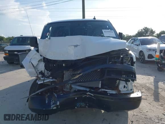2025 Chevrolet Express Cargo with VIN 1GCWGAFP1S1134612, listed as a IAAI auction lot 42799018 with Not provided miles and . Bid and sale history available at DreamBid. Image 12.