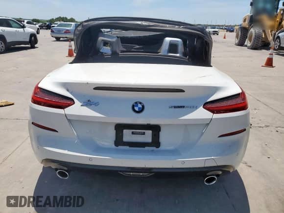 2020 BMW Z4 sDrive30i with VIN WBAHF3C06LWW84761, listed as a Copart auction lot 66543415 with 12,382 mi miles and Salvage title. Bid and sale history available at DreamBid. Image 6.