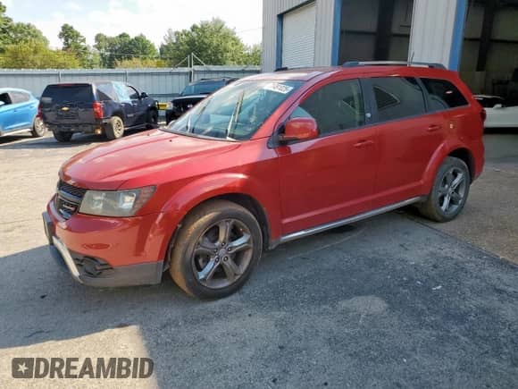 2017 Dodge Journey Crossroad Plus with VIN 3C4PDCGGXHT556533, listed as a Copart auction lot 71491025 with 152,356 mi miles and Clean title. Bid and sale history available at DreamBid. Image 1.