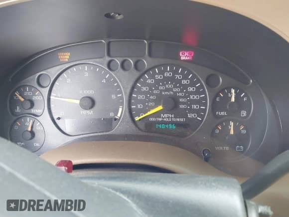 1998 Chevrolet Blazer LS with VIN 1GNCS13W6W2222740, listed as a IAAI auction lot 41766049 with 140,496 mi miles and . Bid and sale history available at DreamBid. Image 7.