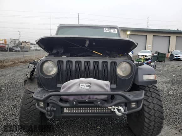 2022 Jeep Wrangler Unlimited Willys with VIN 1C4HJXDM1NW241284, listed as a Copart auction lot 83336744 with Not provided miles and Salvage title. Bid and sale history available at DreamBid. Image 5.