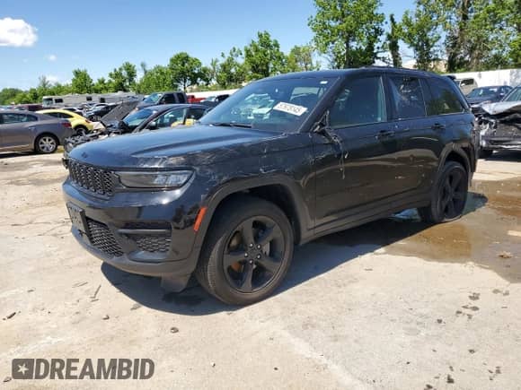 2024 Jeep Grand Cherokee Altitude X with VIN 1C4RJHAG6RC148518, listed as a Copart auction lot 57978145 with Not provided miles and Salvage title. Bid and sale history available at DreamBid. Image 1.