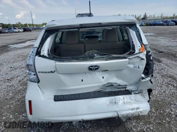 2012 Toyota Prius Two with VIN JTDZN3EU3C3100232, listed as a Copart auction lot 50084745 with 185,444 mi miles and Salvage title. Bid and sale history available at DreamBid. Image 6.